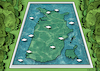 Cartoon: Reflecting pool (small) by Enrico Bertuccioli tagged trump,donald,usa,unitedstates,reflectingpool,algae,lincolnmemorial,politicalcrisis,swamp,draintheswamp,politicalcartoon,politicalcartoons,editorialcartoon,editorialcartoons