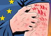 Cartoon: Refugee rash (small) by Enrico Bertuccioli tagged political immigrants migrants refugees europeanunion eu europe welcome restrictions safety rescue seatragedy politicalcartoon editorialcartoon asylum asylumseekers refugeecrisis protection security business money economy