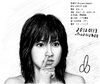 Cartoon: Morning Musume member (small) by Teruo Arima tagged japanese,japan,girl,female,chinko,manko,singer