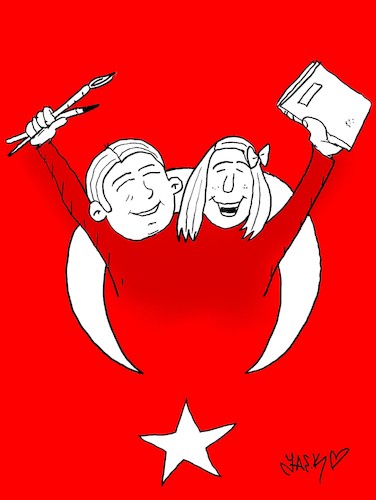 Cartoon: 29 ekim (medium) by yasar kemal turan tagged 29,ekim