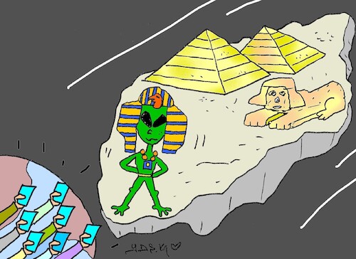 Cartoon: 3I ATLAS (medium) by yasar kemal turan tagged 3i,atlas