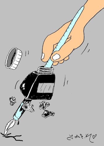 Cartoon: adjustment (medium) by yasar kemal turan tagged adjustment