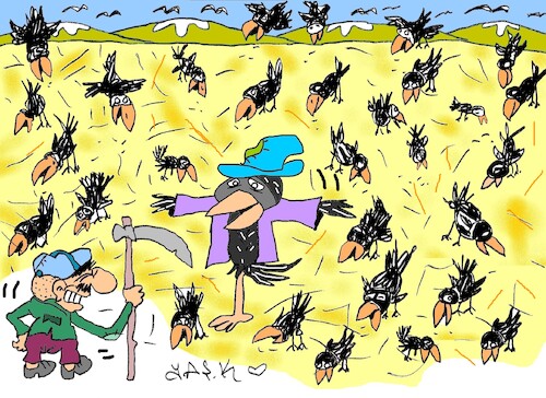 Cartoon: all grains (medium) by yasar kemal turan tagged all,grains