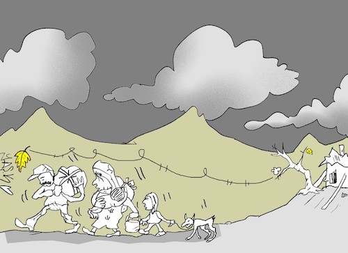 Cartoon: all together (medium) by yasar kemal turan tagged all,together