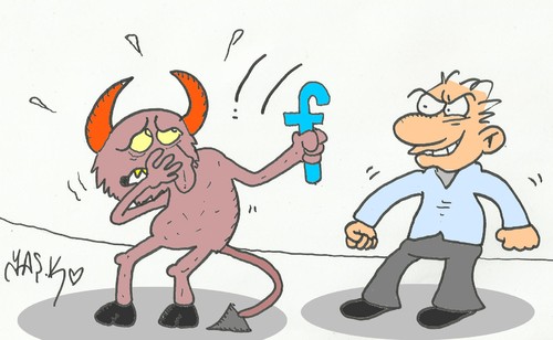 Cartoon: avoid (medium) by yasar kemal turan tagged anti