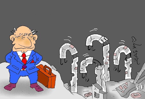 Cartoon: baas (medium) by yasar kemal turan tagged baas