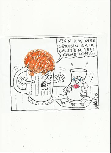 Cartoon: beer (medium) by yasar kemal turan tagged beer