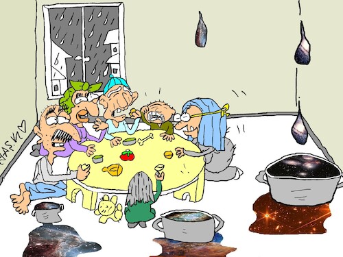 Cartoon: big leak (medium) by yasar kemal turan tagged big,leak
