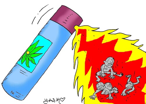 Cartoon: Child workers died in perfume fa (medium) by yasar kemal turan tagged child,workers,died,in,perfume,fa