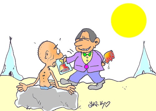 Cartoon: cruelty (medium) by yasar kemal turan tagged cruelty