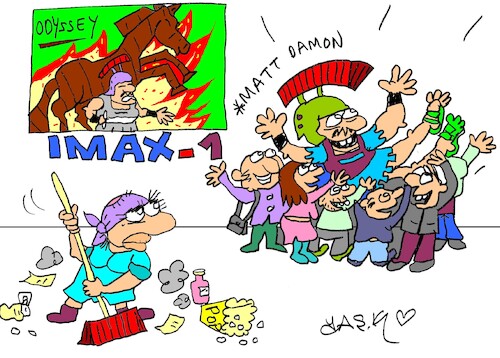 Cartoon: deleted scenes (medium) by yasar kemal turan tagged deleted,scenes
