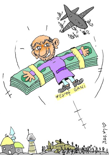 Cartoon: Esref Gani (medium) by yasar kemal turan tagged esref,gani