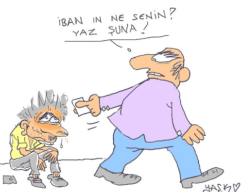 Cartoon: iban (medium) by yasar kemal turan tagged iban