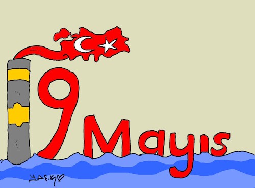Cartoon: independence day (medium) by yasar kemal turan tagged independence,day