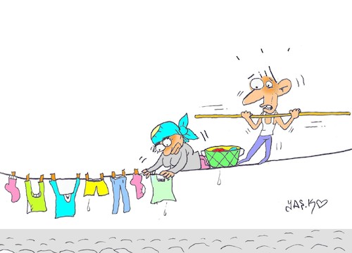 Cartoon: inequality (medium) by yasar kemal turan tagged inequality