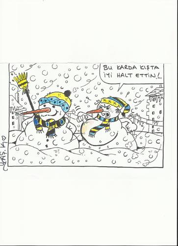 Cartoon: kar (medium) by yasar kemal turan tagged kar