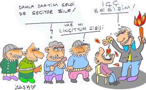Cartoon: lynch attempt (medium) by yasar kemal turan tagged lynch,attempt