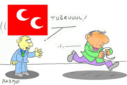 Cartoon: MHP (medium) by yasar kemal turan tagged mhp