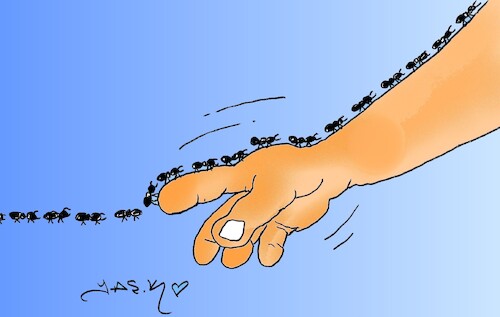 Cartoon: migration (medium) by yasar kemal turan tagged migration