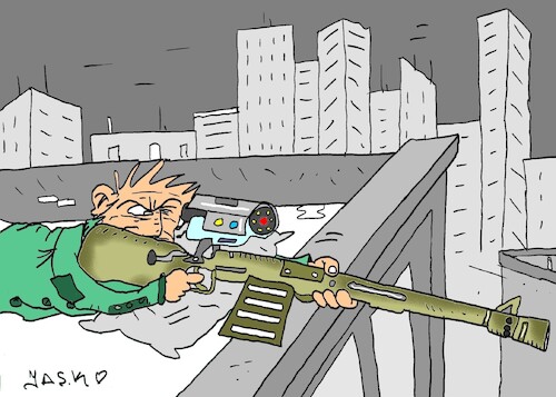 Cartoon: new field (medium) by yasar kemal turan tagged new,field
