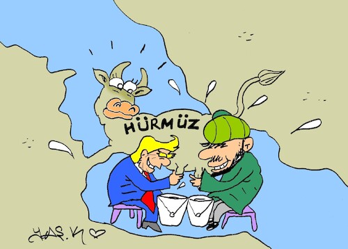 Cartoon: pass bandits (medium) by yasar kemal turan tagged pass,bandits