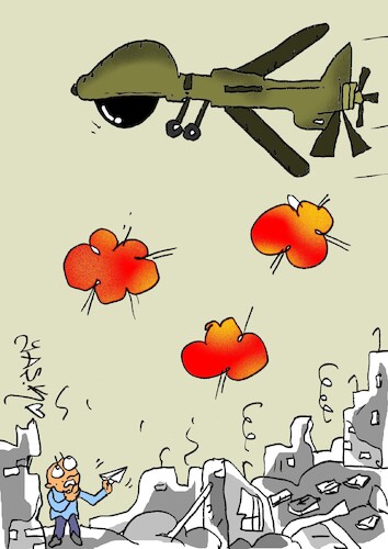Cartoon: planned massacre (medium) by yasar kemal turan tagged planned,massacre