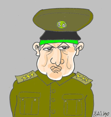 Cartoon: political power Turkey (medium) by yasar kemal turan tagged religious,soldier,turkey,fetullah,gulen