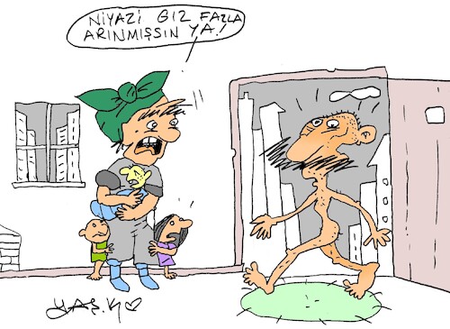 Cartoon: political purification (medium) by yasar kemal turan tagged political,purification