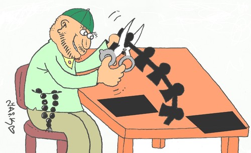 Cartoon: polygamy (medium) by yasar kemal turan tagged polygamy