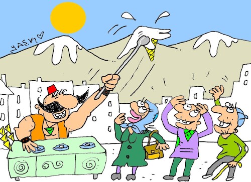 Cartoon: pure service (medium) by yasar kemal turan tagged pure,service