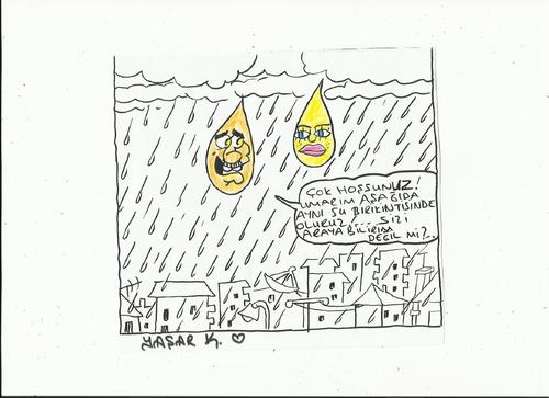 Cartoon: rain drops (medium) by yasar kemal turan tagged drops,rain