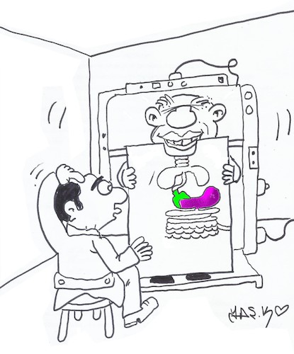 Cartoon: rich stomach (medium) by yasar kemal turan tagged rich,stomach