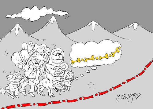 Cartoon: rotten policies (medium) by yasar kemal turan tagged rotten,policies