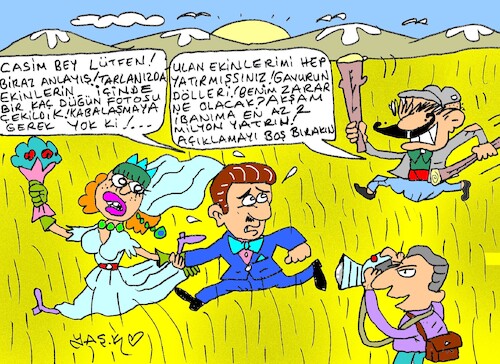 Cartoon: Save The Date (medium) by yasar kemal turan tagged save,the,date