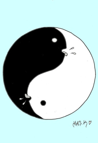 Cartoon: sex balance-Ying Yang (medium) by yasar kemal turan tagged human,69,love,fareast,balance,yang,ying