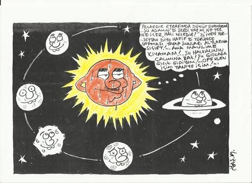 Cartoon: sun (medium) by yasar kemal turan tagged sun