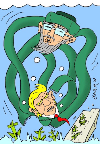 Cartoon: swamp (medium) by yasar kemal turan tagged swamp