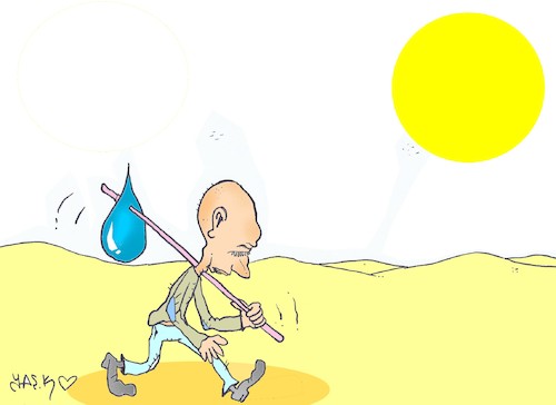 Cartoon: the last remaining (medium) by yasar kemal turan tagged the,last,remaining