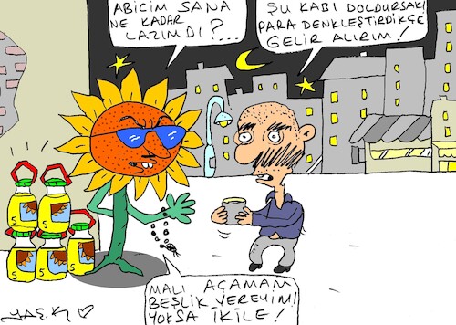 Cartoon: too expensive (medium) by yasar kemal turan tagged too,expensive