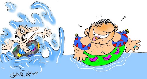 Cartoon: two situations (medium) by yasar kemal turan tagged two,situations