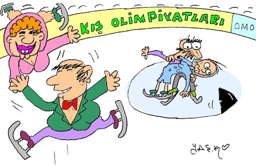 Cartoon: ugly lives (medium) by yasar kemal turan tagged ugly,lives