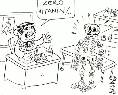 Cartoon: vitamin (medium) by yasar kemal turan tagged vitamin