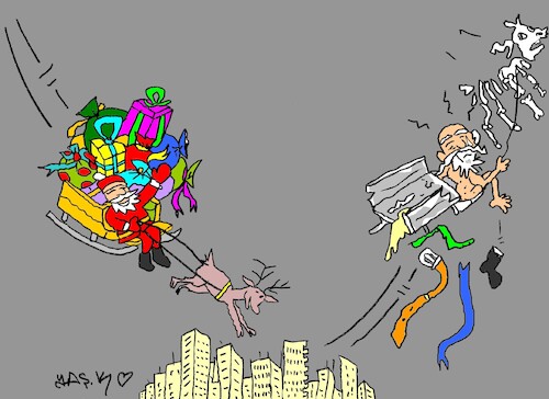 Cartoon: void world (medium) by yasar kemal turan tagged void,world