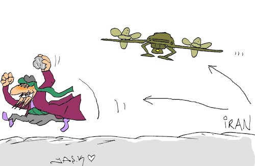 Cartoon: which one is faster (medium) by yasar kemal turan tagged which,one,is,faster