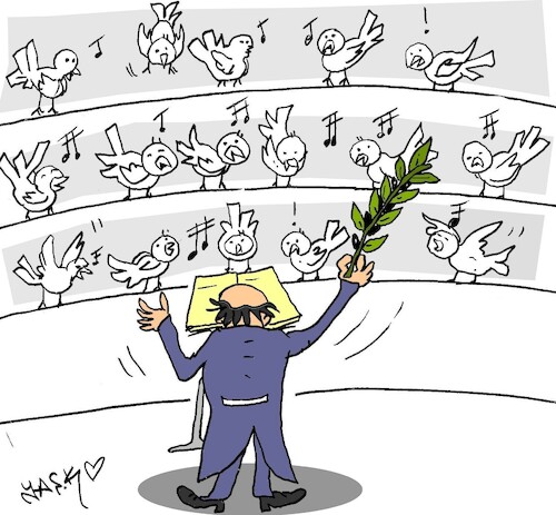 Cartoon: whistle (medium) by yasar kemal turan tagged whistle