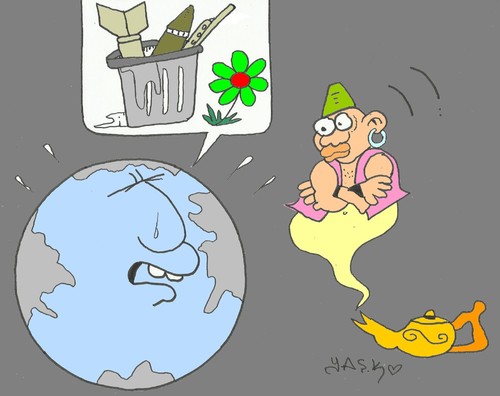 Cartoon: wish (medium) by yasar kemal turan tagged wish