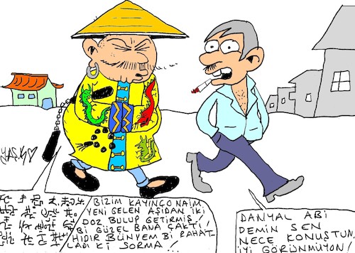Cartoon: yo (medium) by yasar kemal turan tagged yo