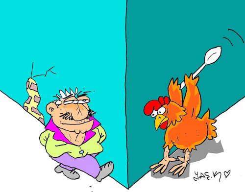 Cartoon: yumurta (medium) by yasar kemal turan tagged yumurta