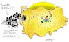 Cartoon: Atatürk (small) by yasar kemal turan tagged atatürk