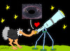 Cartoon: black hole love (small) by yasar kemal turan tagged black,hole,love